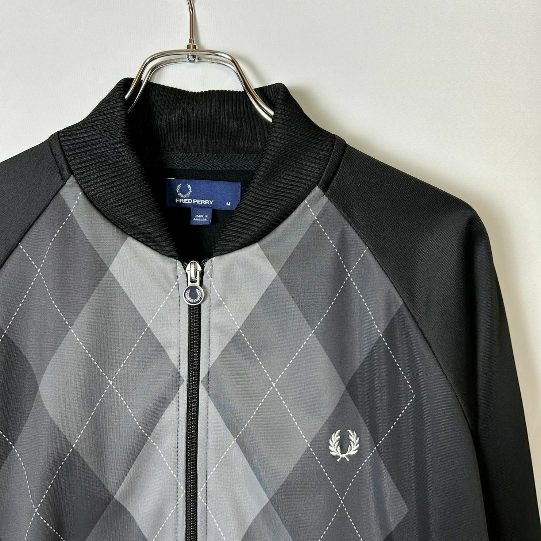 FRED PERRY - 美品 フレッドペリー アーガイル柄 トラックジャケット