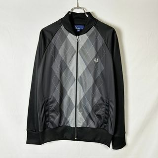 フレッドペリー(FRED PERRY)の美品 フレッドペリー アーガイル柄 トラックジャケット ジャージ ポルトガル M(ジャージ)