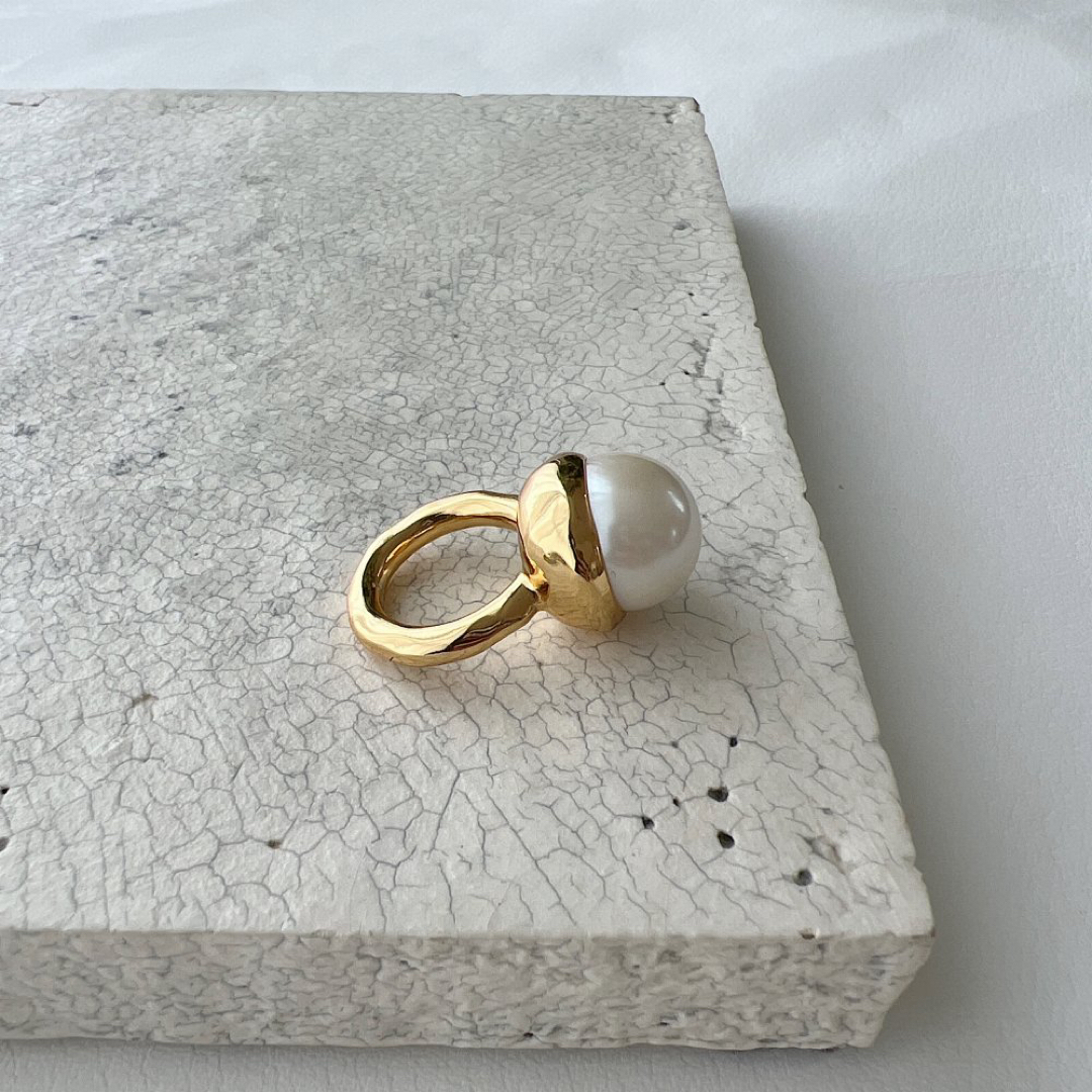 chieko+】big pearl ring † gold 10号 新発売の - dcsh.xoc.uam.mx