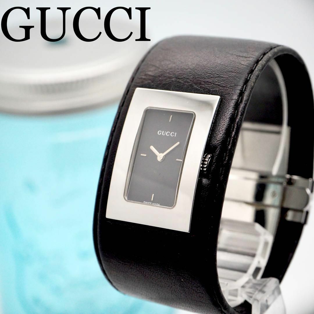 Gucci - 342 【美品】GUCCI グッチ時計 レディース腕時計 バングル
