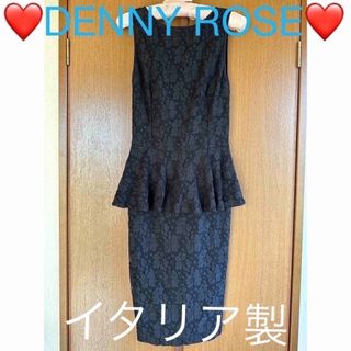 ❤️DENNY ROSE❤️デニーローズ❤️イタリア製❤️ワンピース❤️