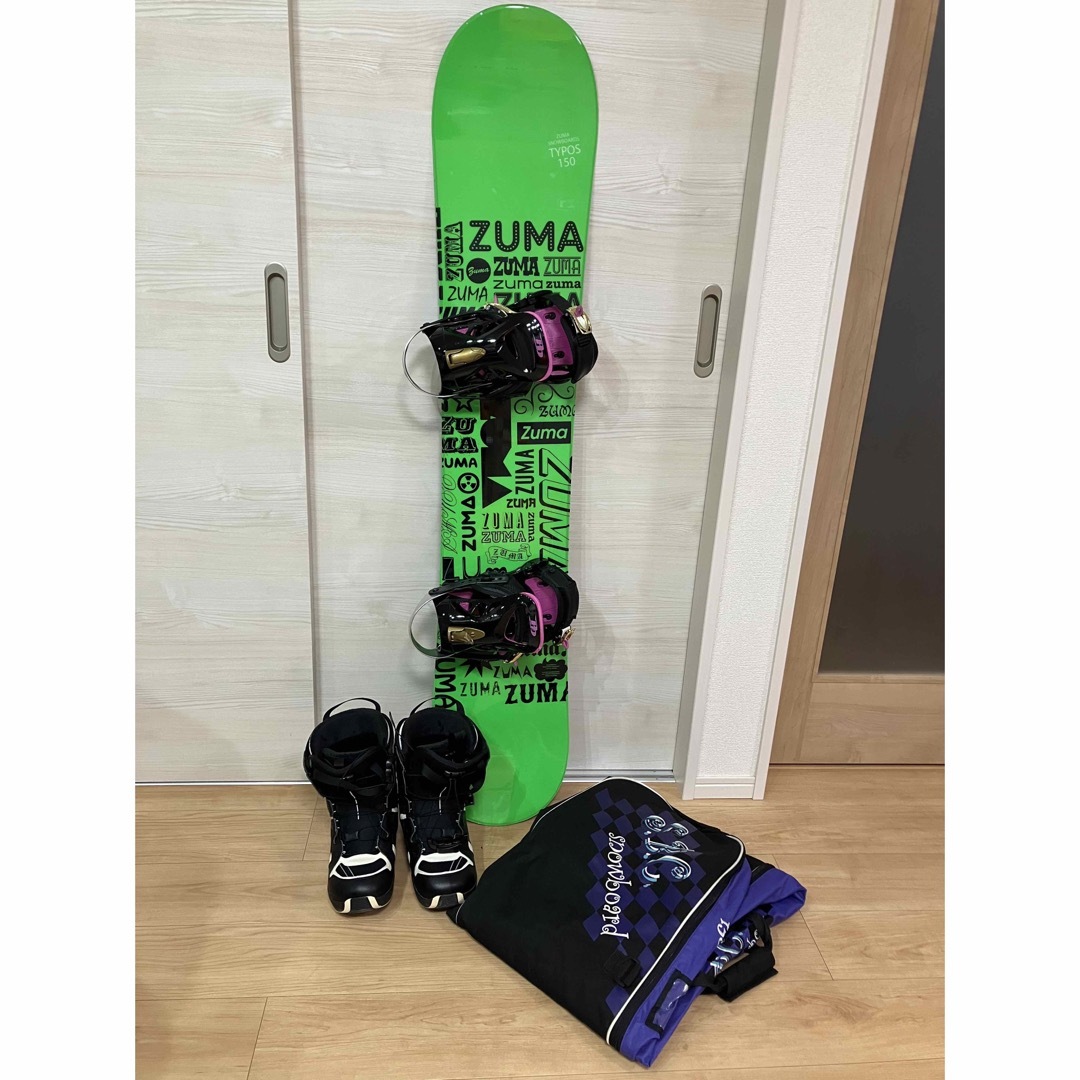 新品スノーボードビンディング　ZUMA