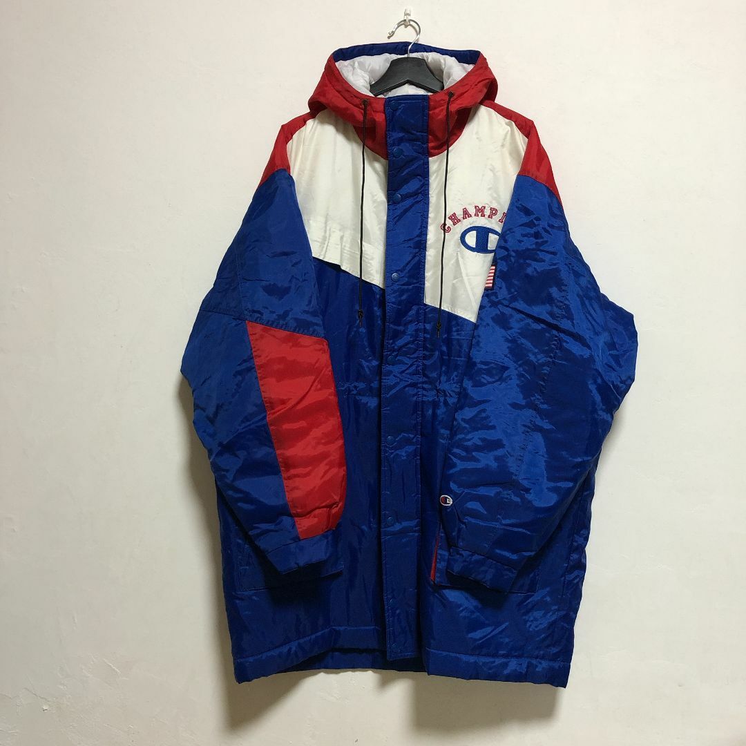 Champion(チャンピオン)の【激レア】champion☆チャンピオン ビッグロゴ入り ブルゾン　コート メンズのジャケット/アウター(ブルゾン)の商品写真