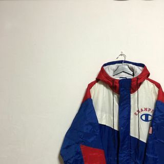 チャンピオン(Champion)の【激レア】champion☆チャンピオン ビッグロゴ入り ブルゾン　コート(ブルゾン)