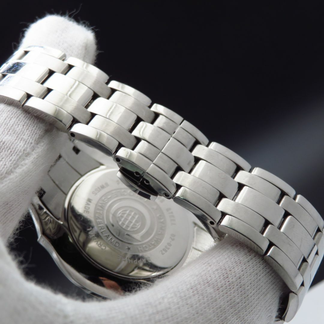 CYMA(シーマ)のCYMA 腕時計 デイト サファイアクリスタル ラグジュアリー メンズの時計(腕時計(アナログ))の商品写真