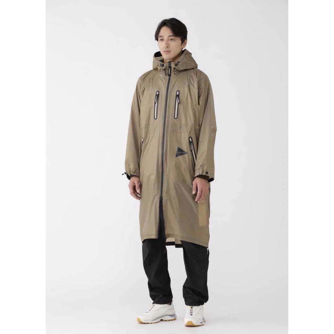 アンドワンダー　fly rain long coat