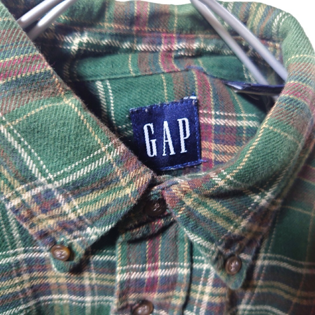 GAP(ギャップ)の【OLD GAP】希少 90年代 チェック ネルシャツ ヴィンテージA-1349 メンズのトップス(シャツ)の商品写真