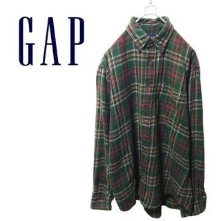 ギャップ(GAP)の【OLD GAP】希少 90年代 チェック ネルシャツ ヴィンテージA-1349(シャツ)