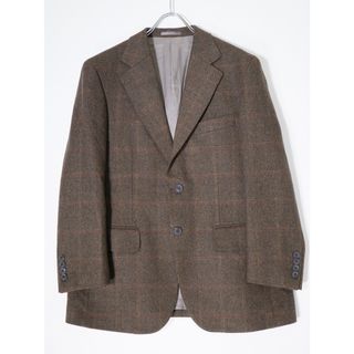 バーバリー(BURBERRY)のBURBERRY LONDONバーバリーロンドン 日本製 高級羊毛ウインドウペンチェック ツイードウールジャケット【92-82-160 AB3】【MJKA72912】(その他)