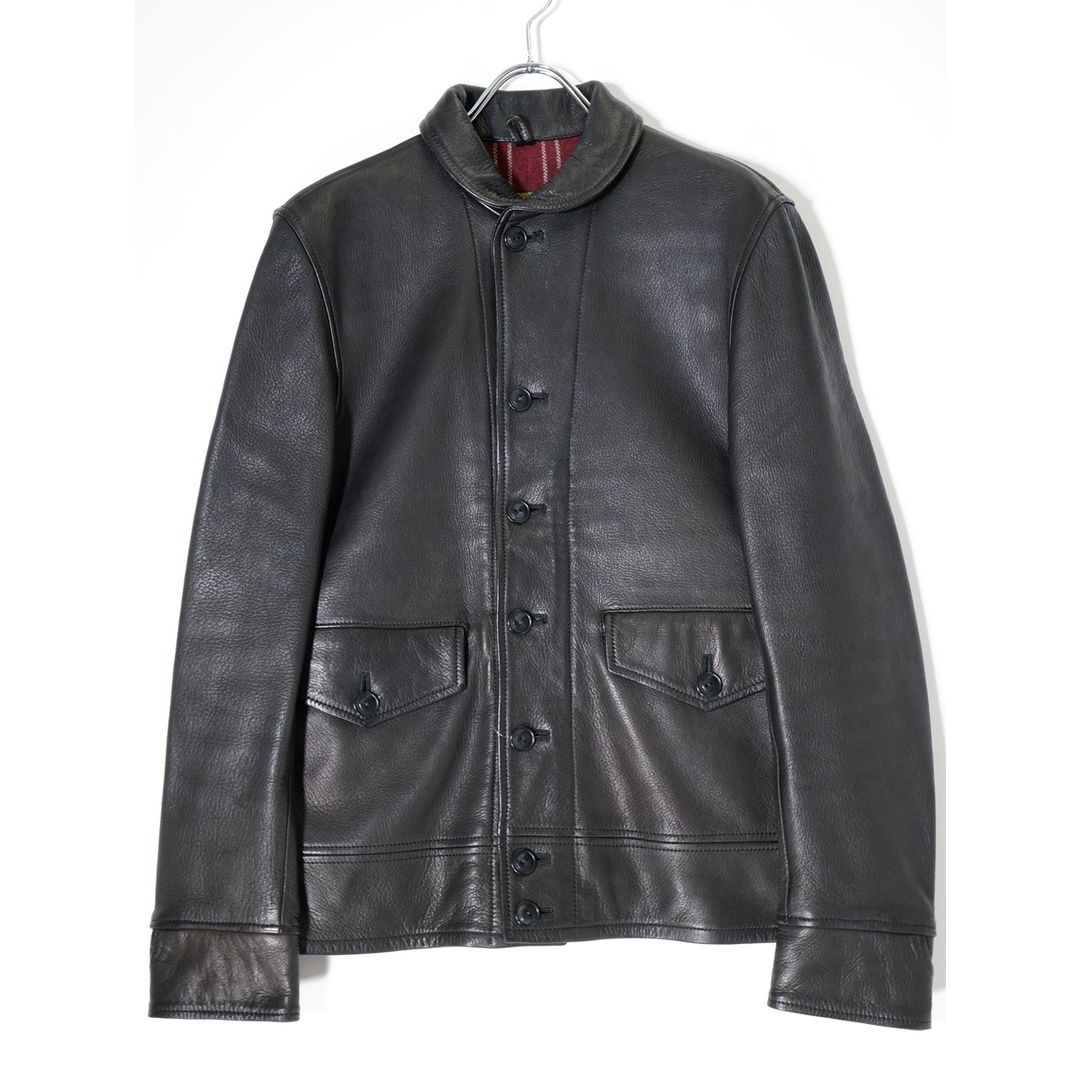 GOOD OLグッドオル レザーコサックジャケット【44】【MJKA72961 GOOD OLグッドオル レザーコサックジャケット【44】【MJKA72961