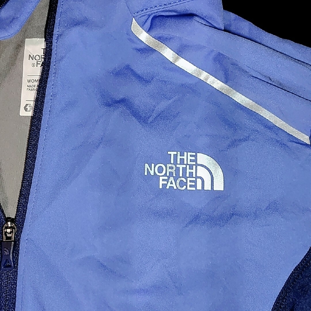 THE NORTH FACE(ザノースフェイス)のノースフェイス　ジップアップ　トラックジャケット　長袖　Mサイズ　ブルー系 レディースのトップス(パーカー)の商品写真