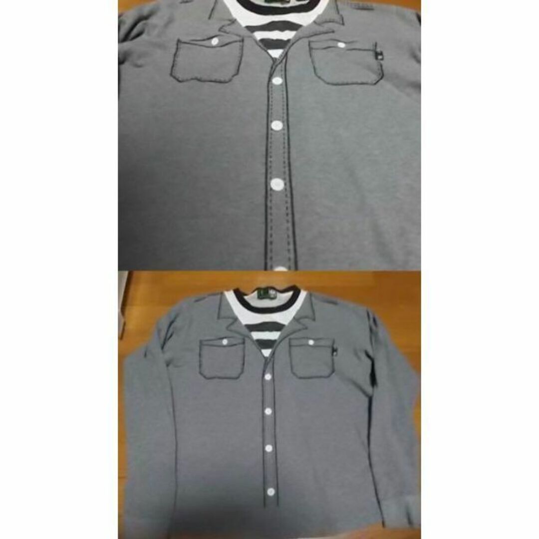 MAGICAL MOSH MISFITS(マジカルモッシュミスフィッツ)のmxmxm MAGICAL MOSH マモミ ネクタイ ロンT Tシャツ L メンズのトップス(Tシャツ/カットソー(七分/長袖))の商品写真
