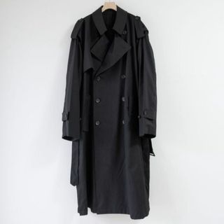 stein21awOversized Overlaped Trench Coat