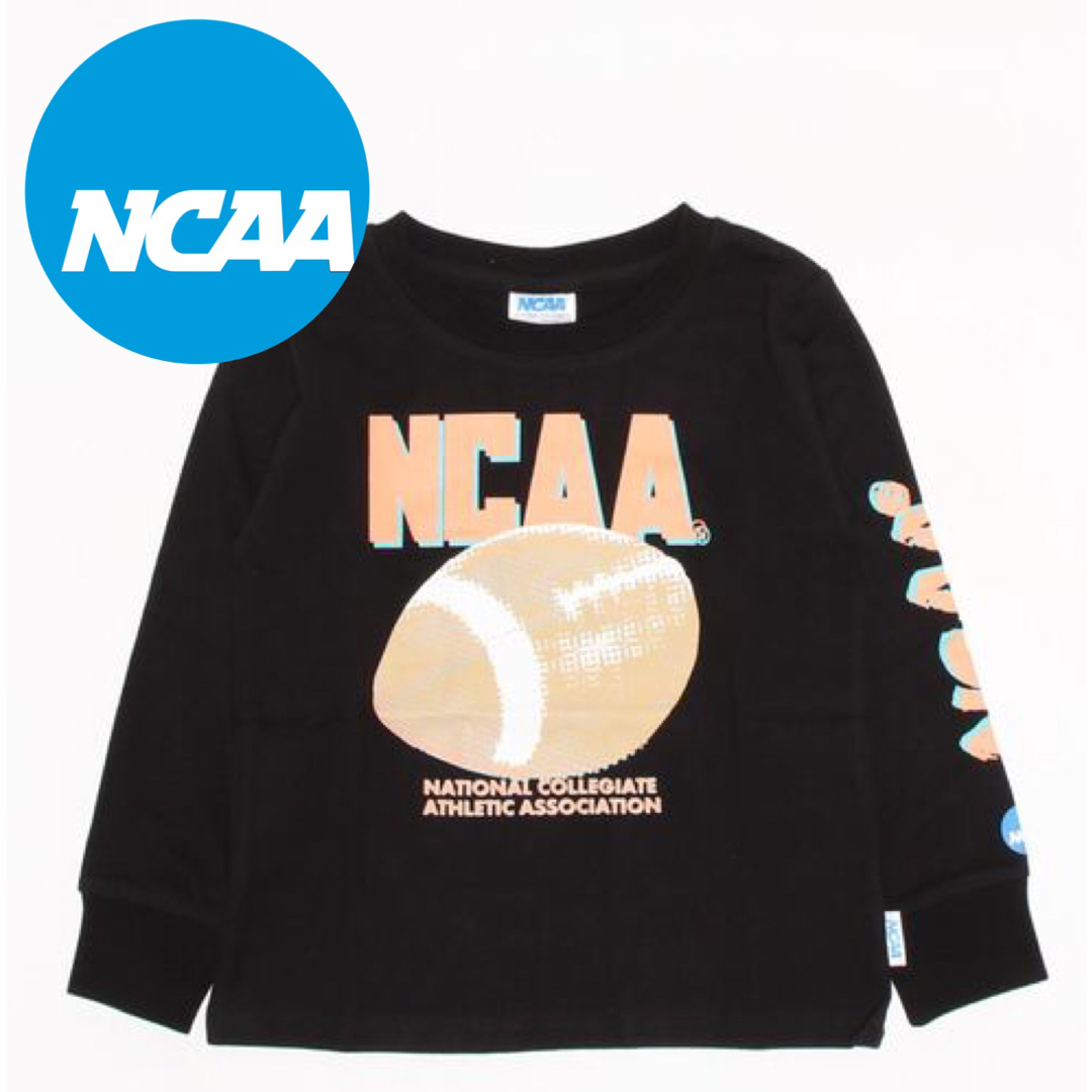 NCAA/エヌシーエーエー　100cm　ブラック　キッズ　ロンT キッズ/ベビー/マタニティのキッズ服男の子用(90cm~)(Tシャツ/カットソー)の商品写真