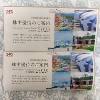 日本駐車場開発　株主優待券　2冊(その他)