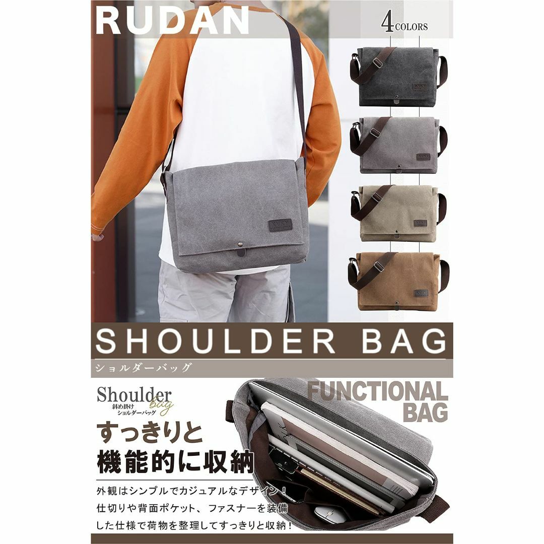 RUDAN(ルダン)ショルダーバッグ 斜めがけ ハンドバッグ 肩掛け