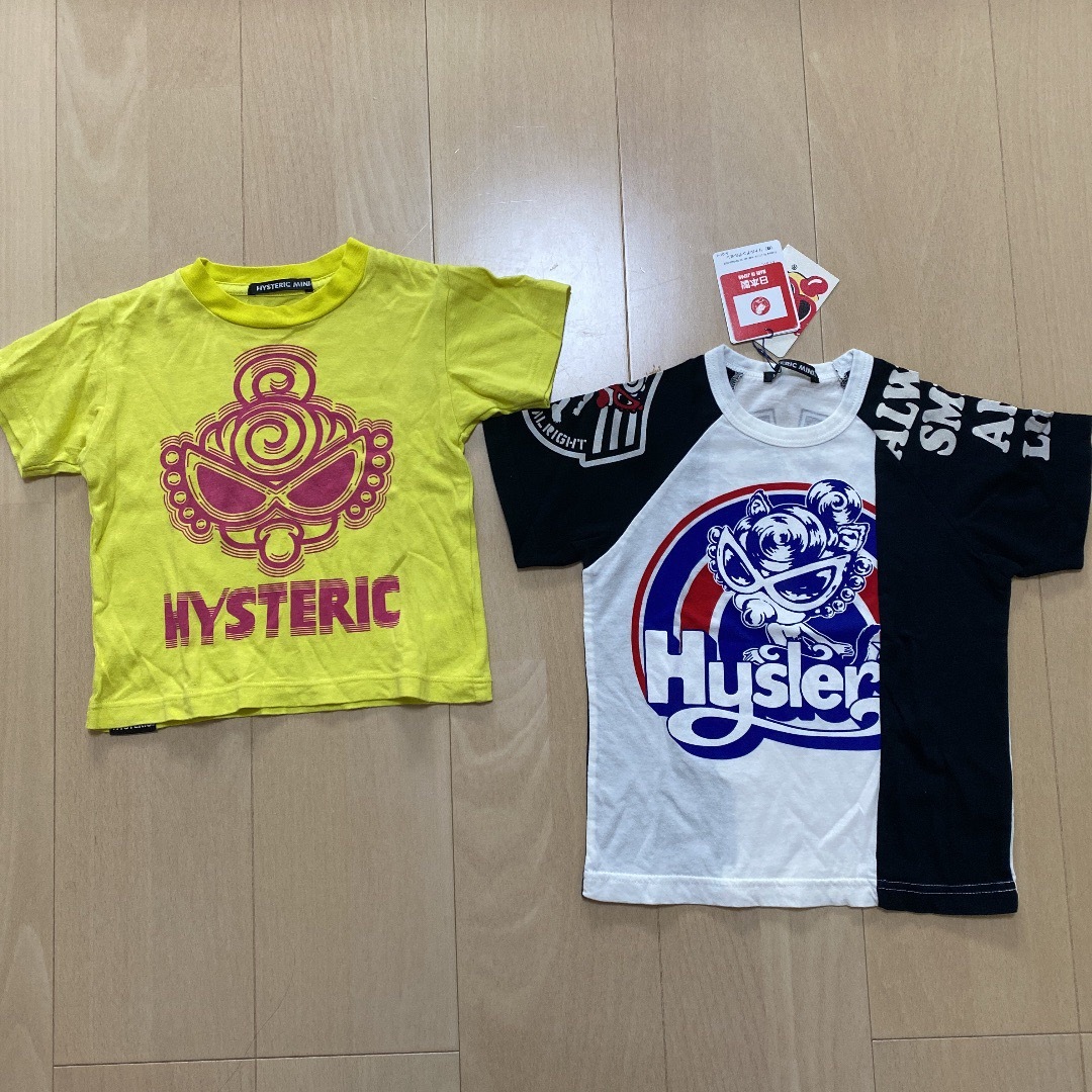 HYSTERIC MINI(ヒステリックミニ)のヒステリックミニ　半袖　100  2点セット キッズ/ベビー/マタニティのキッズ服男の子用(90cm~)(Tシャツ/カットソー)の商品写真