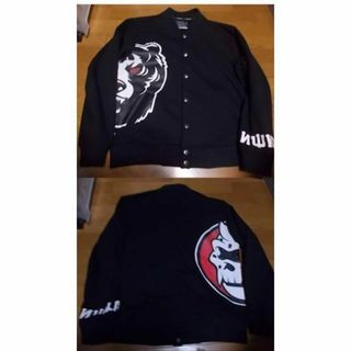 ミシカ(MISHKA)のミシュカ mishika ミシカ 熊 スウェット スタジャン 黒 L(スタジャン)