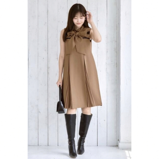 Her lip to - Herlipto Belted Ruffle Cable-Knit Dressの通販 by いち ...