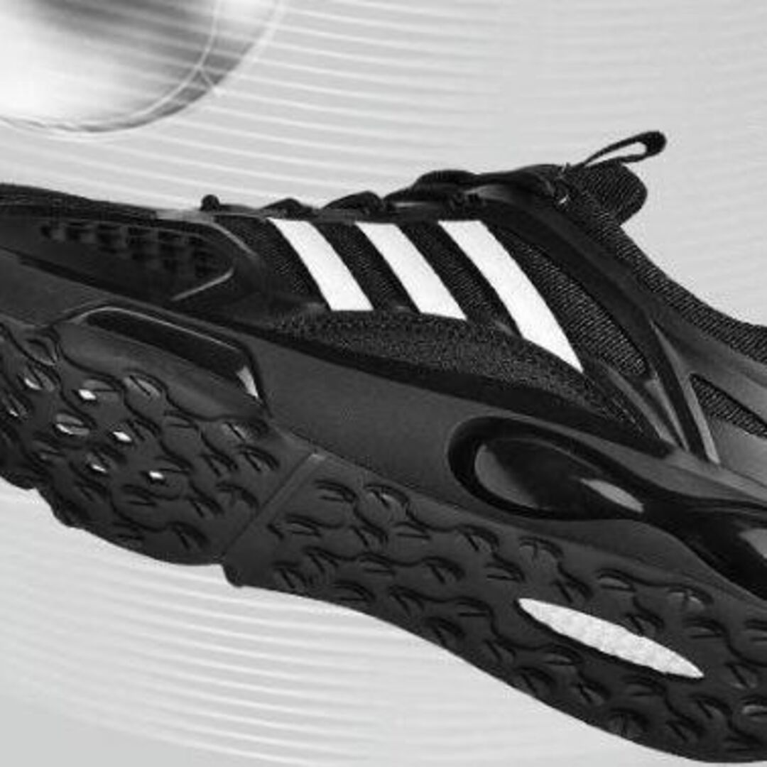 24.5cmメンズスニーカーシューズランニングウォーキングブラック運動靴273w メンズの靴/シューズ(スニーカー)の商品写真