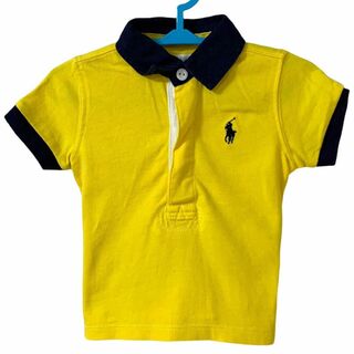 まとめ割適応★24M黄色Tシャツ　ラルフローレン 新生児 6M