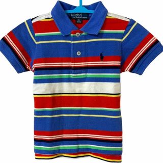 ポロラルフローレン(POLO RALPH LAUREN)のPolo By Ralph Lauren 半袖 ポロシャツ ボーダー ベビー服(シャツ/カットソー)