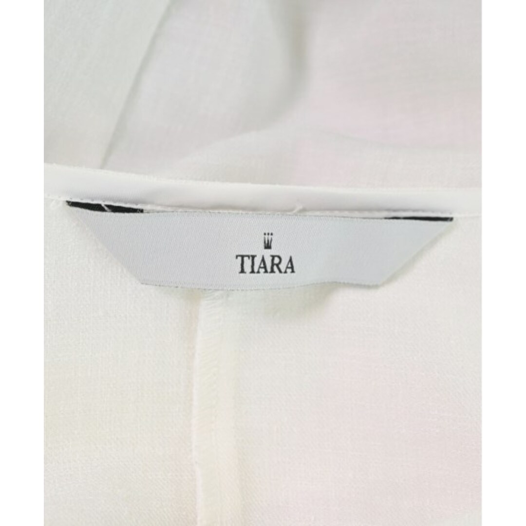 tiara(ティアラ)のTiara ティアラ ブラウス F 白 【古着】【中古】 レディースのトップス(シャツ/ブラウス(長袖/七分))の商品写真