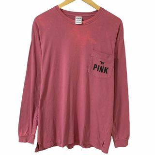 ヴィクトリアズシークレット(Victoria's Secret)のVictoria's Secret PINK 長袖 Tシャツ トップス ピンク(Tシャツ(長袖/七分))