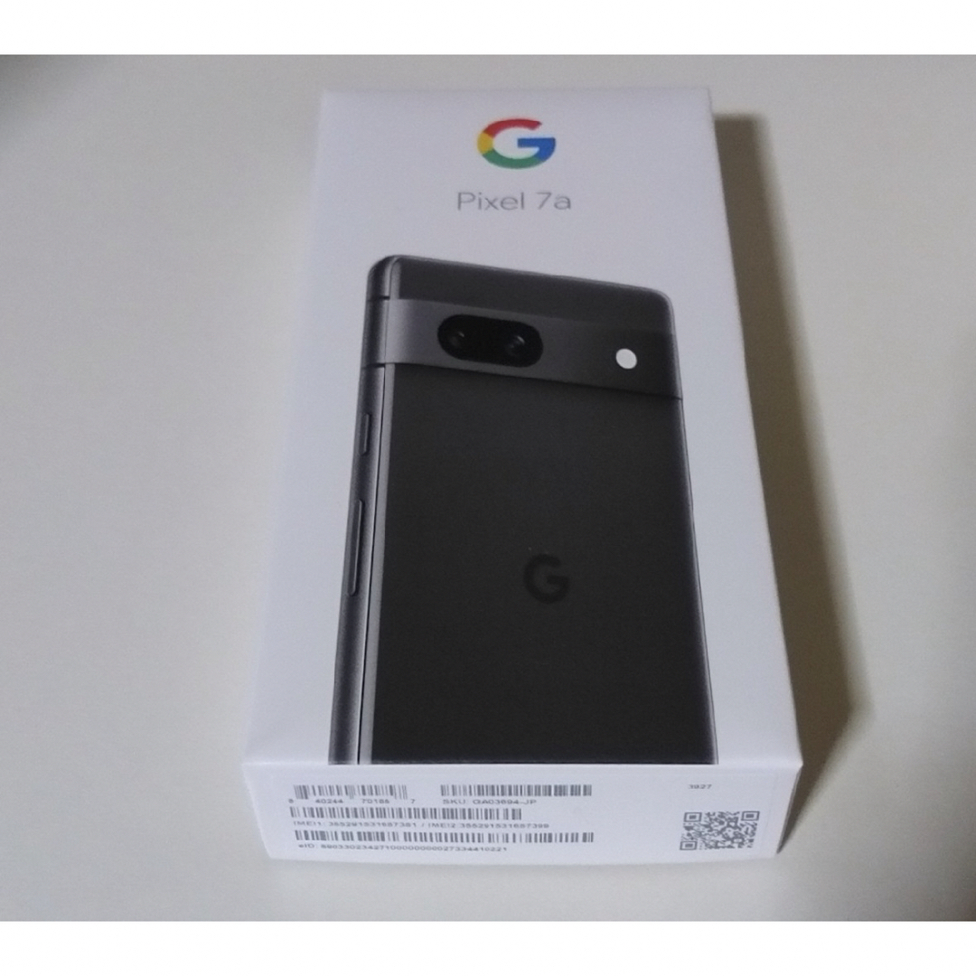 Google Pixel 7a チャコール 128GB　新品未使用2024年購入