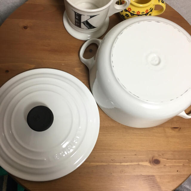 LE CREUSET(ルクルーゼ)の送料込み＊ル・クルーゼ/20㎝ インテリア/住まい/日用品のキッチン/食器(鍋/フライパン)の商品写真