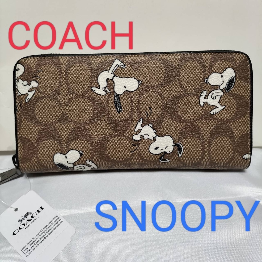 COACH - coach ピーナッツ　スヌーピー　長財布　未使用品