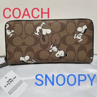 コーチ(COACH)のcoach ピーナッツ　スヌーピー　長財布　未使用品(財布)