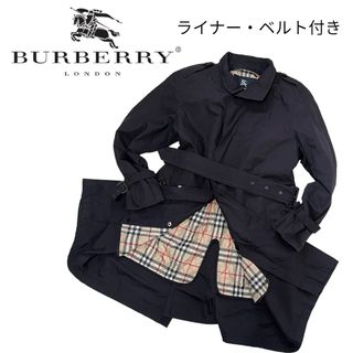 バーバリー(BURBERRY)のBurberry London ステンカラーコート　ライナー付き　ベルト付き(ステンカラーコート)