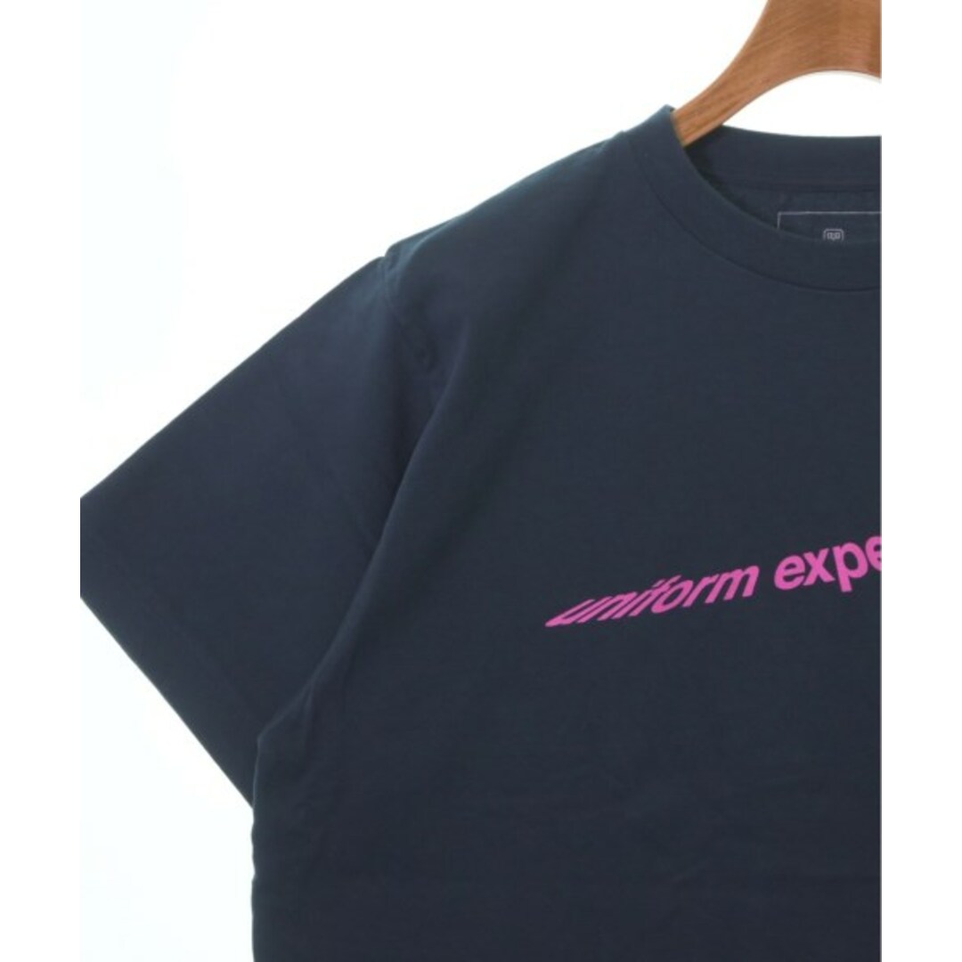 uniform experiment(ユニフォームエクスペリメント)のuniform experiment Tシャツ・カットソー 1(S位) 紺 【古着】【中古】 メンズのトップス(Tシャツ/カットソー(半袖/袖なし))の商品写真