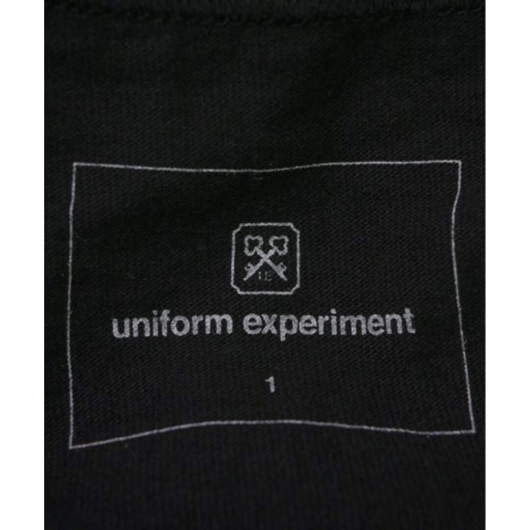 uniform experiment(ユニフォームエクスペリメント)のuniform experiment Tシャツ・カットソー 1(S位) 黒 【古着】【中古】 メンズのトップス(Tシャツ/カットソー(半袖/袖なし))の商品写真