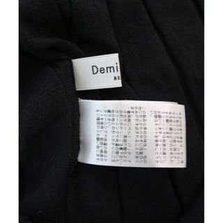 Demi-Luxe BEAMS ワンピース 36(S位) 黒x白(ドット)