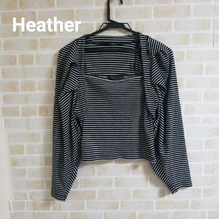 ヘザー(heather)のHeather アンサンブルトップス(アンサンブル)