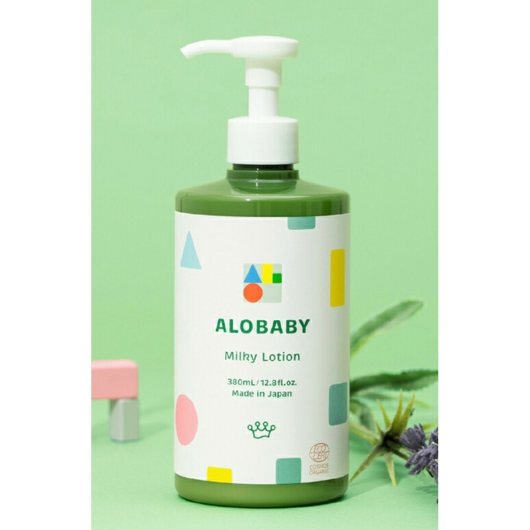 ALOBABY(アロベビー)のアロベビー オーガニックミルクローション 380ml ALOBABY コスメ/美容のボディケア(ボディローション/ミルク)の商品写真