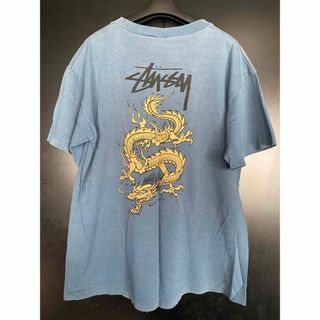 ステューシー(STUSSY)の80'S 当時物　STUSSYドラゴンTシャツ　サイズL ヴィンテージ(Tシャツ/カットソー(半袖/袖なし))