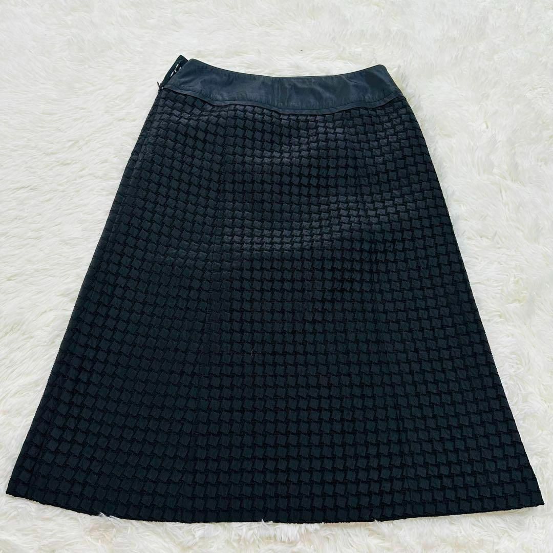 HIROKO BIS(ヒロコビス)のHIROKO BIS フォーマルスーツ スカート セットアップ ブラック 38 レディースのフォーマル/ドレス(スーツ)の商品写真