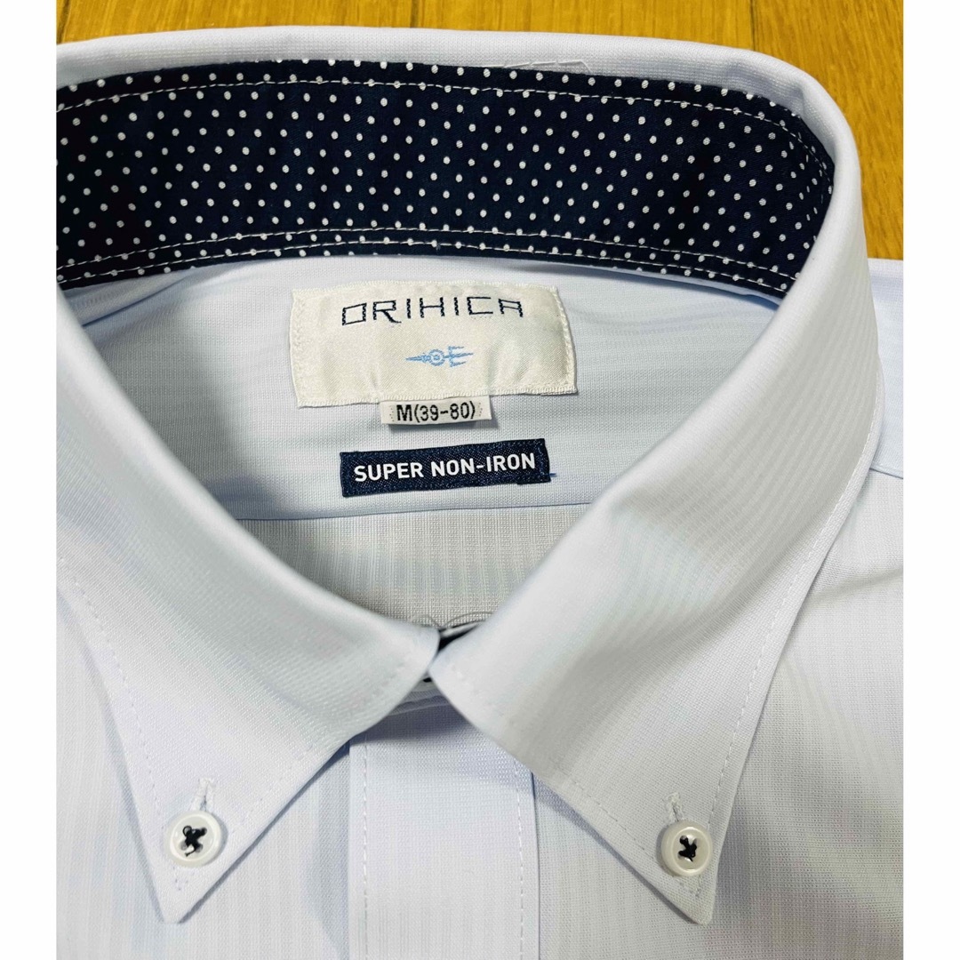 ORIHICA(オリヒカ)の【未使用】ORIHICA スーパーノンアイロンシャツ／薄ブルー／M（39-80） メンズのトップス(シャツ)の商品写真