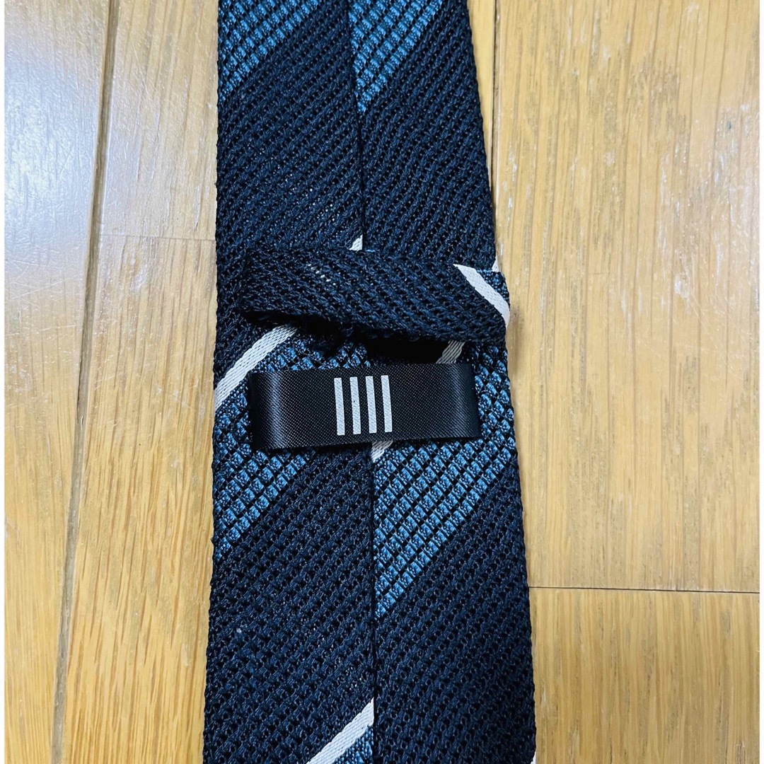 SUITS SELECT ビジネスネクタイ／黒×ブルー メンズのファッション小物(ネクタイ)の商品写真