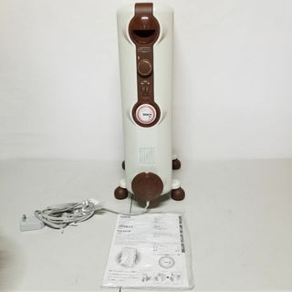 デロンギ(DeLonghi)のDeLonghi デロンギ オイルヒーター ブラウン JR0812-BR(オイルヒーター)