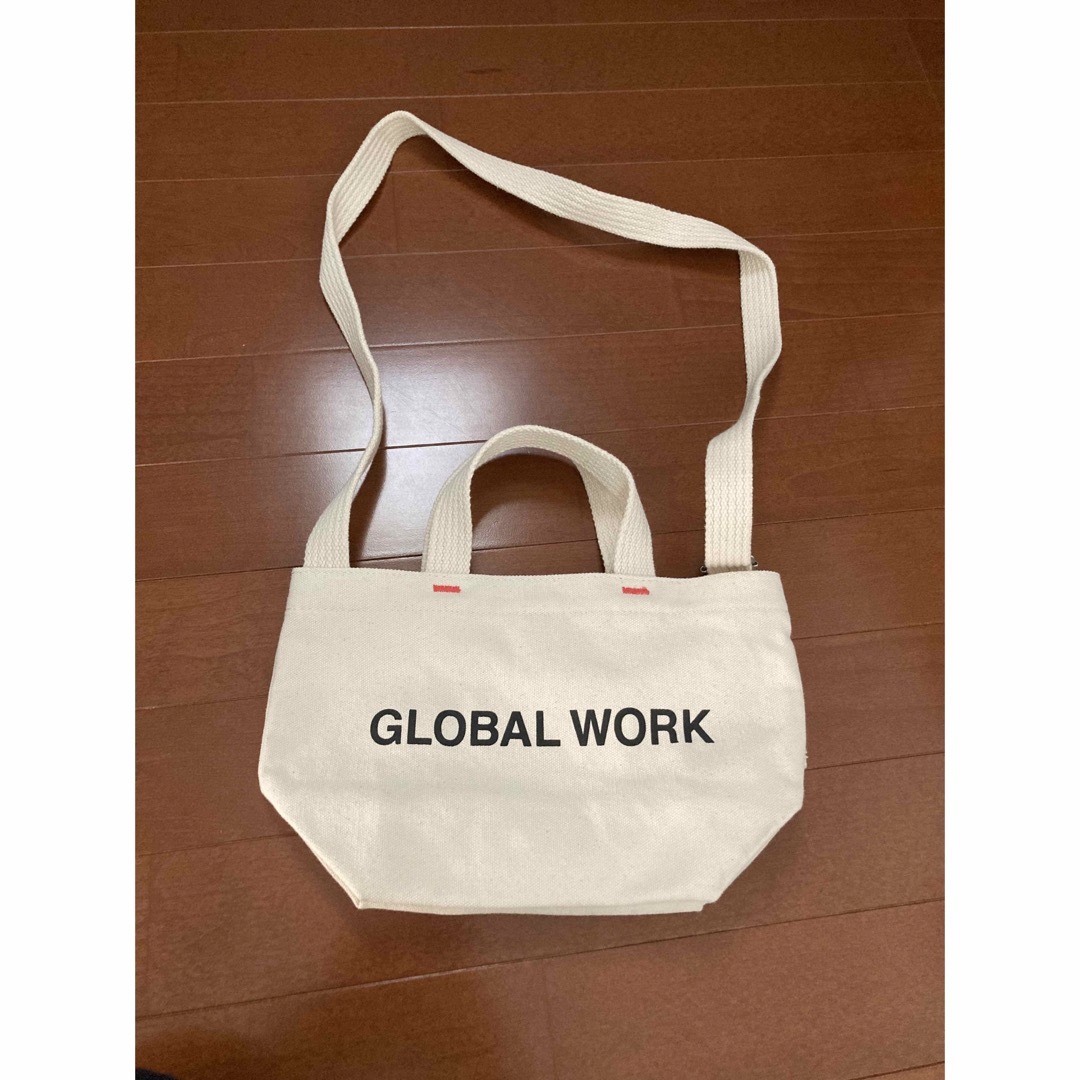 GLOBAL WORK(グローバルワーク)のグローバルワーク　キャンバス　ミニショルダーバッグ レディースのバッグ(ショルダーバッグ)の商品写真