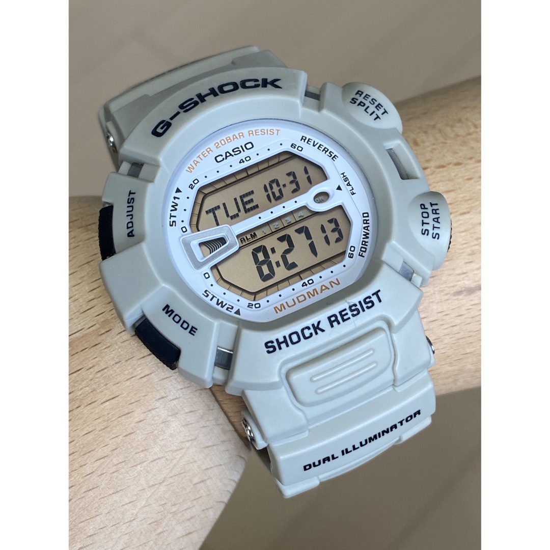 G-SHOCK/時計/MUDMAN/マット/G-9000/グレージュ/ミリタリーメンズ