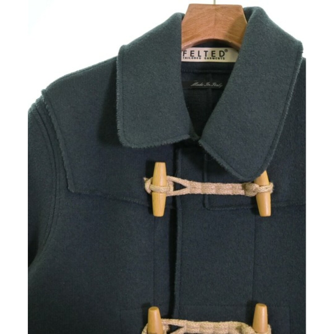 FELTED TAILORED GARMENTS ダッフルコート XS 緑 【古着】【中古】の