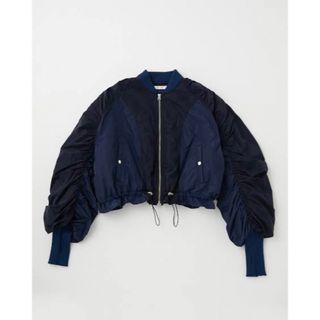 MOUSSY マウジー 新品 リバーシブル ブルゾン MA-1  D.ブルー