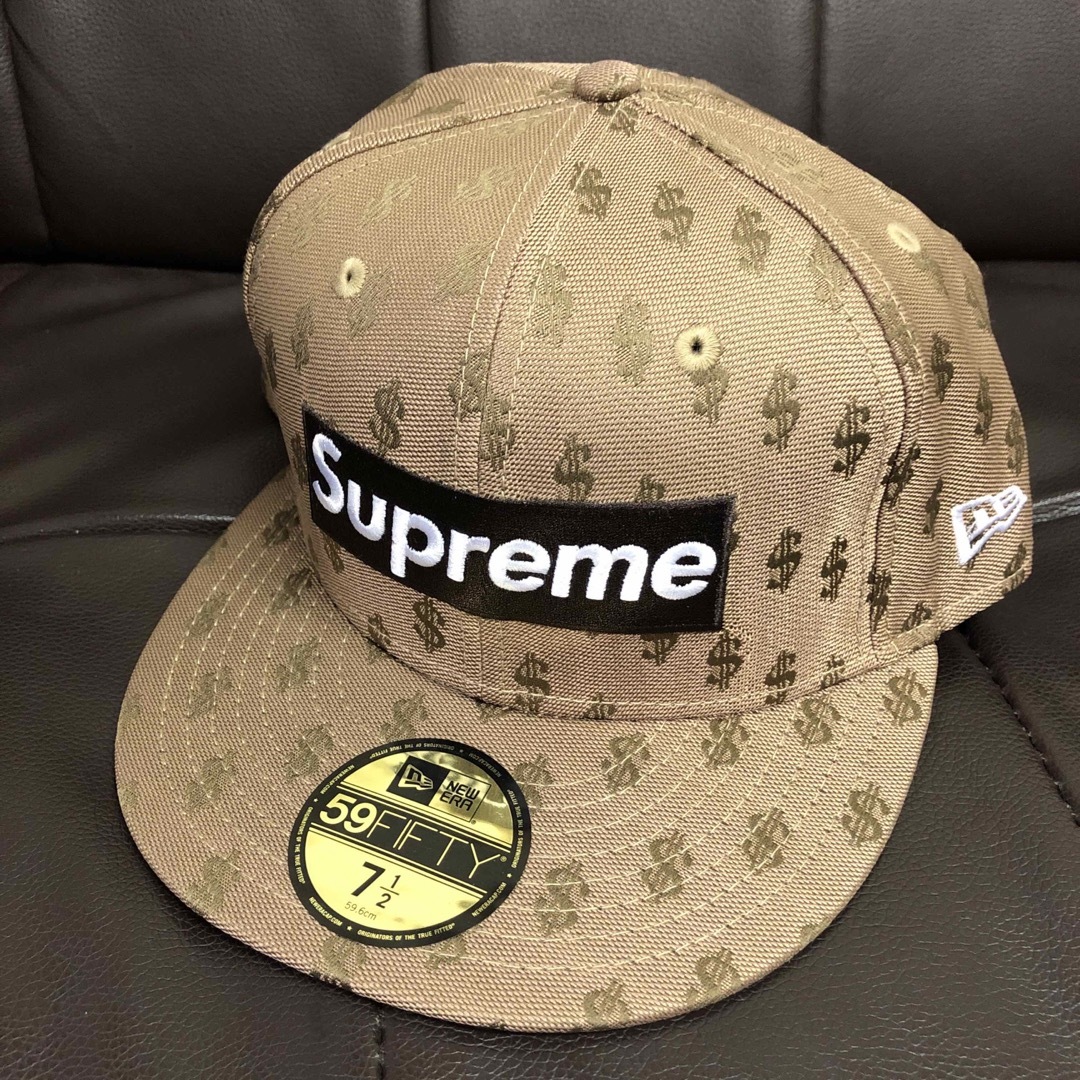 supreme NEWERA  キャップ　帽子　7 1/2