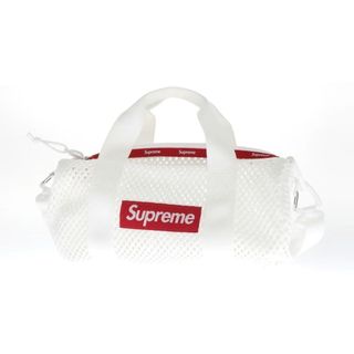 シュプリーム(Supreme)の【中古】シュプリーム Supreme 2023年春夏 Mesh Mini Duffle Bag ポリエステルメッシュ ショルダーバッグ ホワイトxレッド【W24.5xH13.5】【メンズ】(ショルダーバッグ)