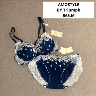 アモスタイル(AMO'S STYLE)のAMOSTYLE BY Triumph【アモスタイル】トリンプ・ブラ＆ショーツ(ブラ&ショーツセット)